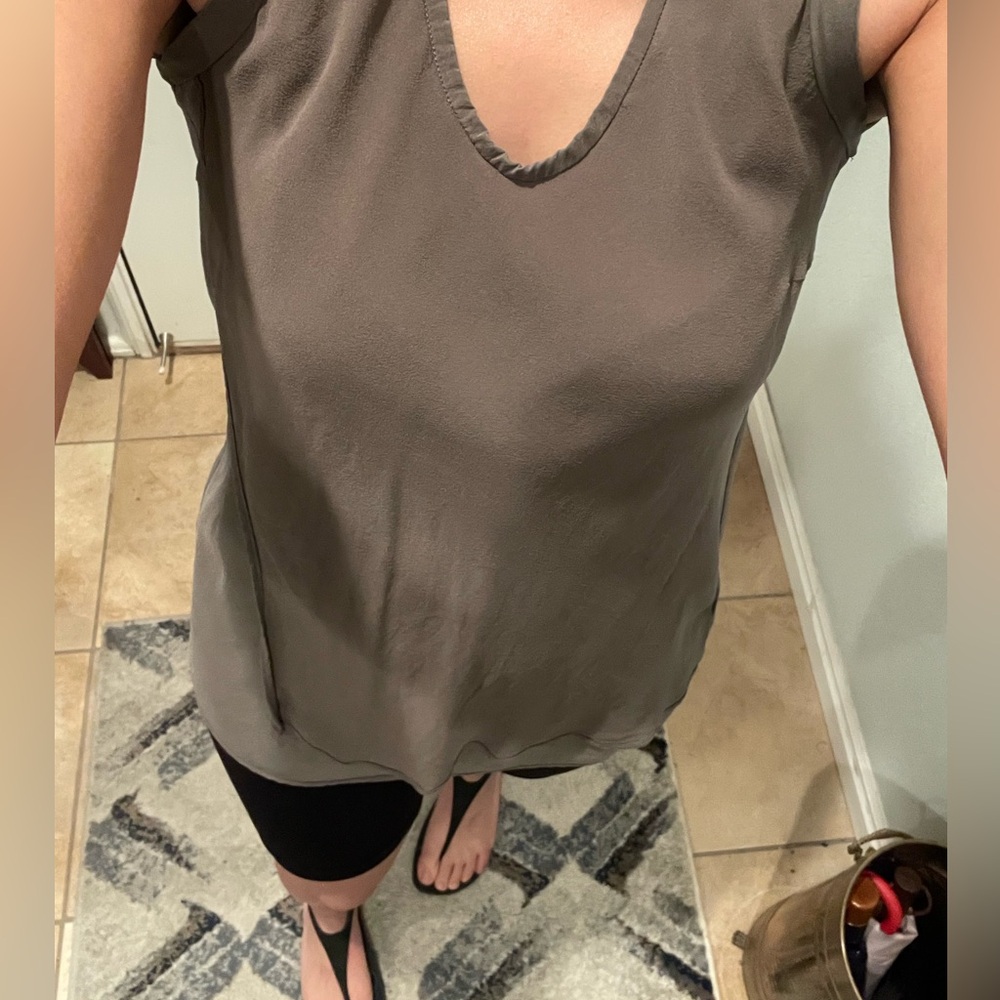 Brunello Cucinelli Silk Sleeveless Top